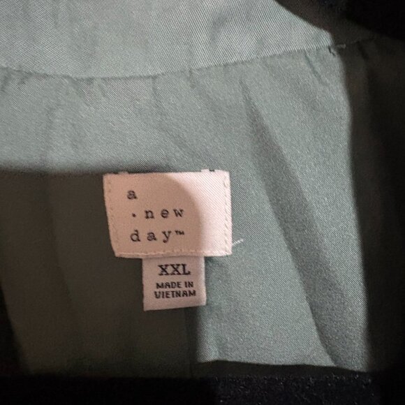 A New Day Target sage green single button blazer size XXL - Picture 3 of 6